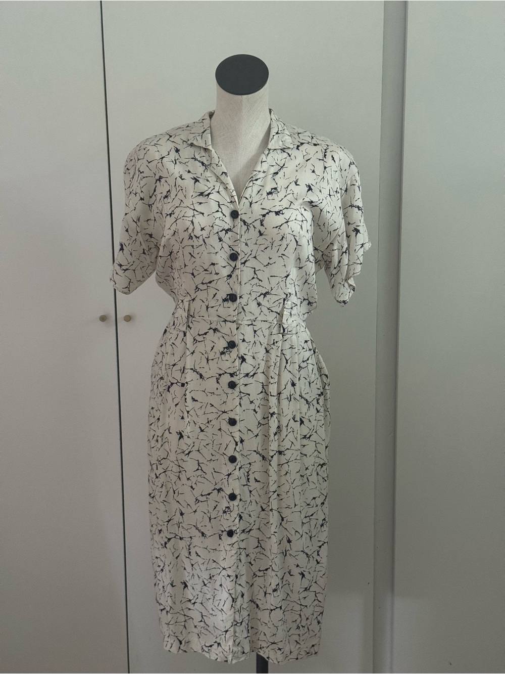 VTG 80s 90s JB Too  Shirtwaist dress